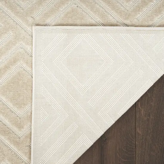 Beige Geometric Area Rug Photo 7