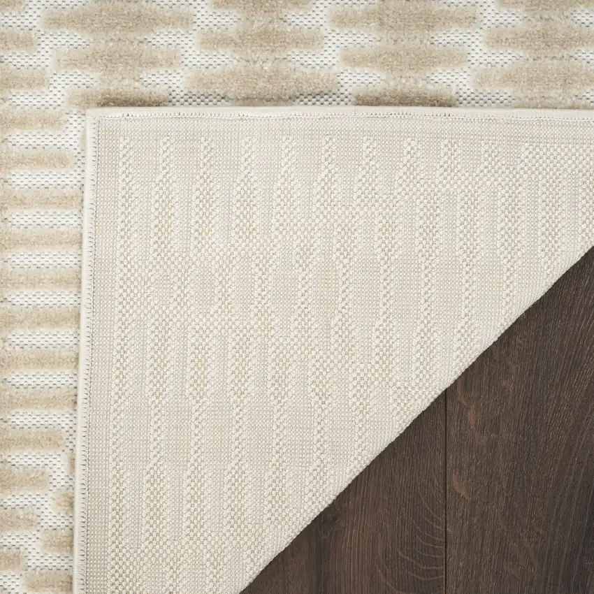 Beige Geometric Area Rug Photo 7