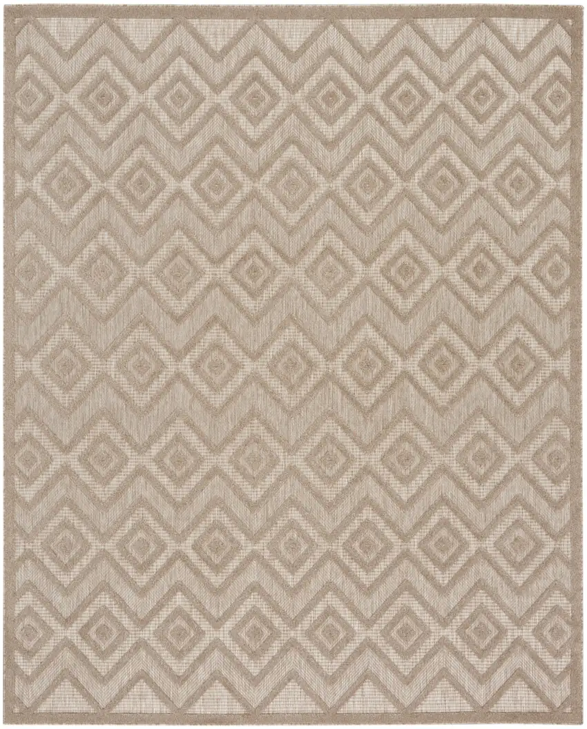 Beige Indoor Outdoor Area Rug Photo 1