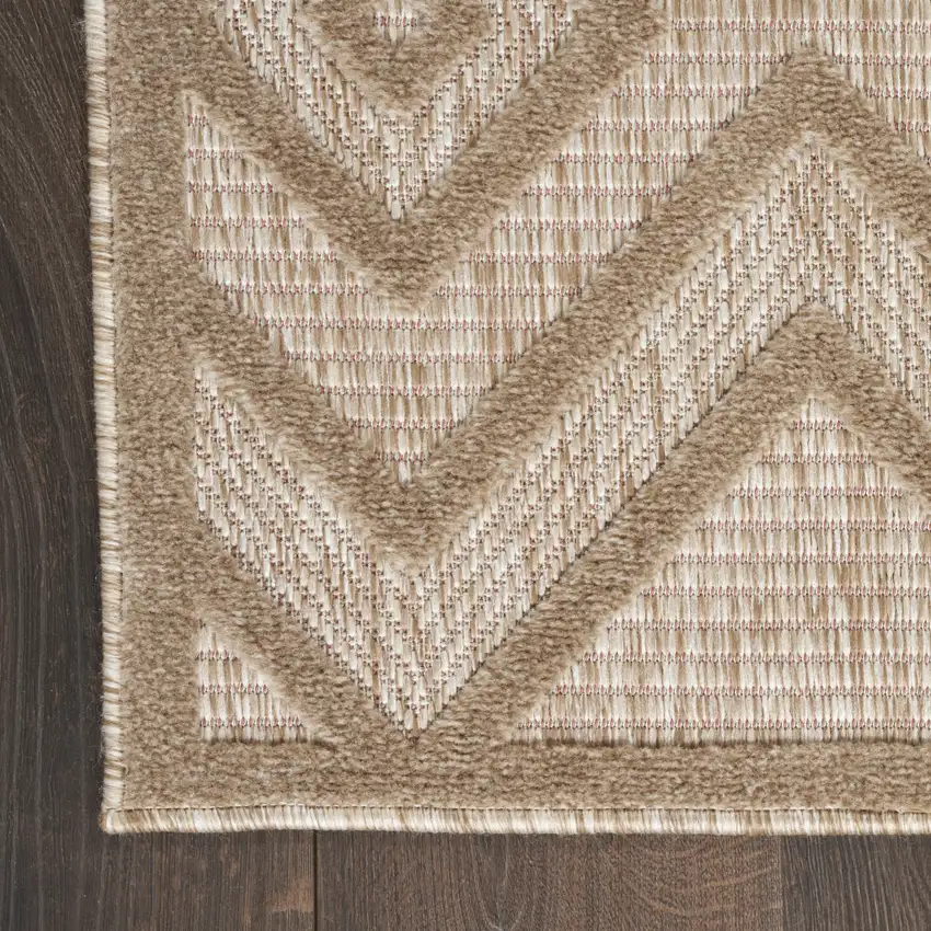 Beige Indoor Outdoor Area Rug Photo 3