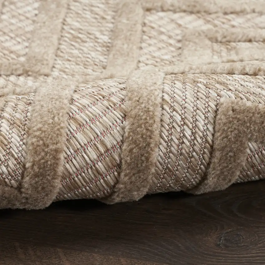 Beige Indoor Outdoor Area Rug Photo 9