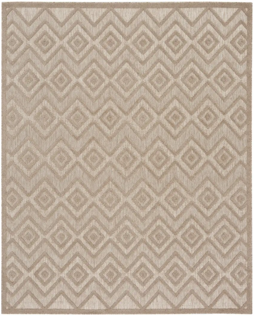 Beige Geometric Flatweave Area Rug Photo 4