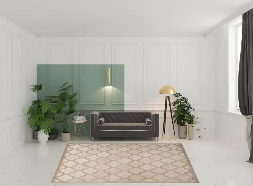 Beige Geometric Flatweave Area Rug Photo 2