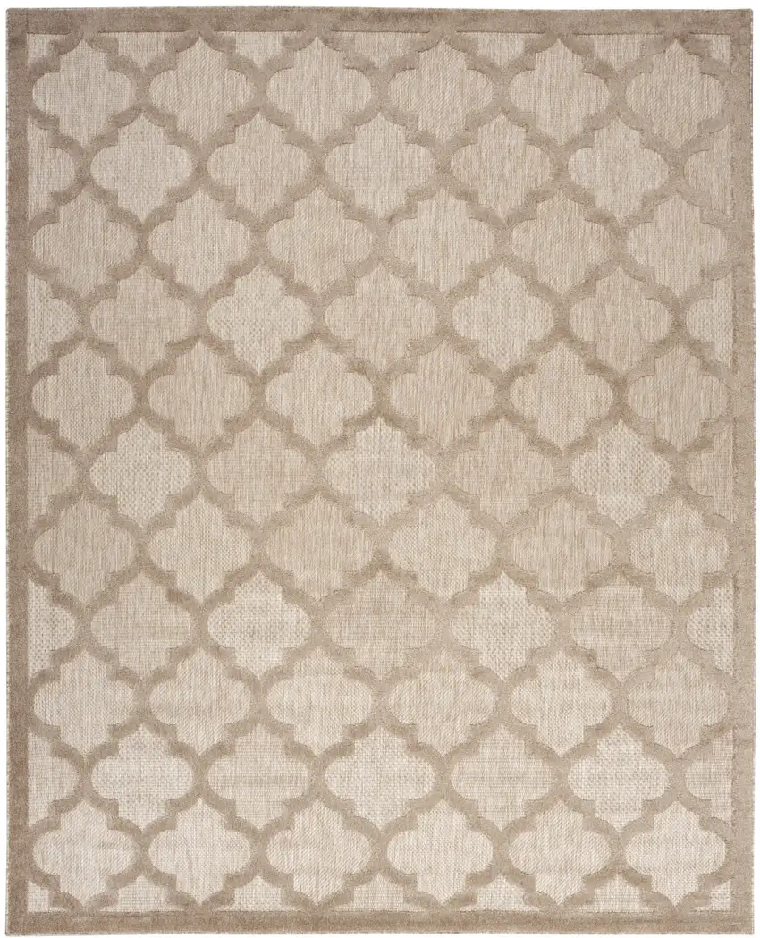 Beige Indoor Outdoor Area Rug Photo 3