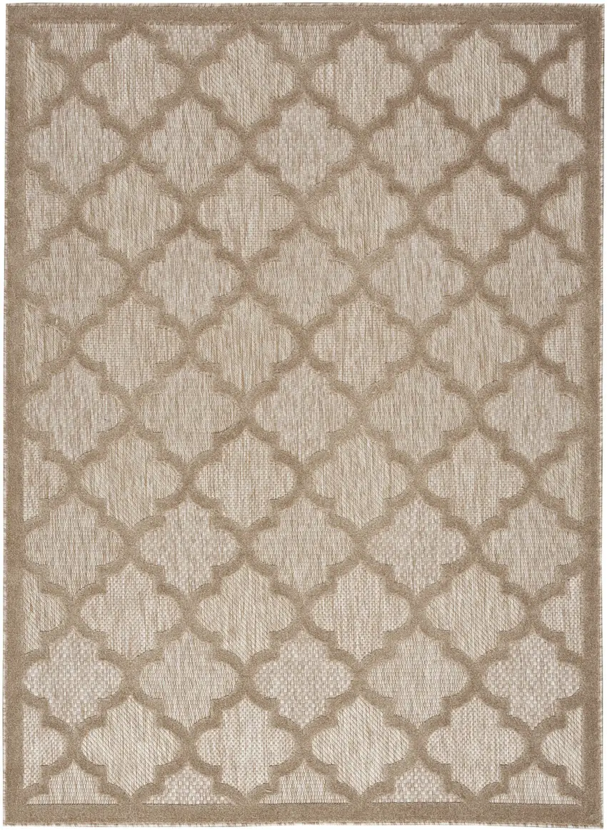 Beige Geometric Flatweave Area Rug Photo 6