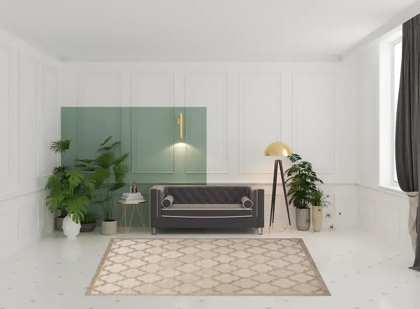 Beige Geometric Flatweave Area Rug Photo 2