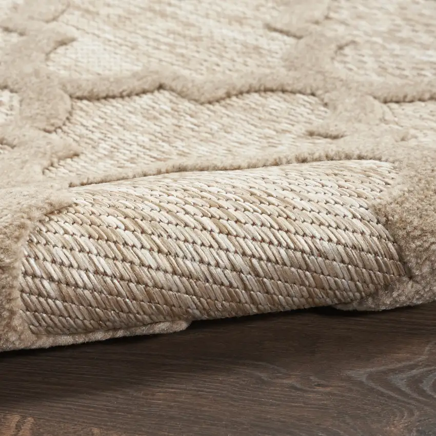 Beige Geometric Flatweave Area Rug Photo 4
