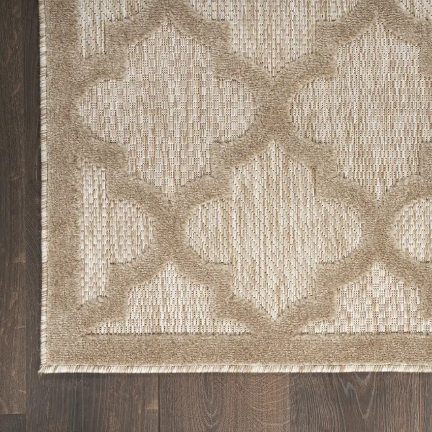 Beige Indoor Outdoor Area Rug Photo 4