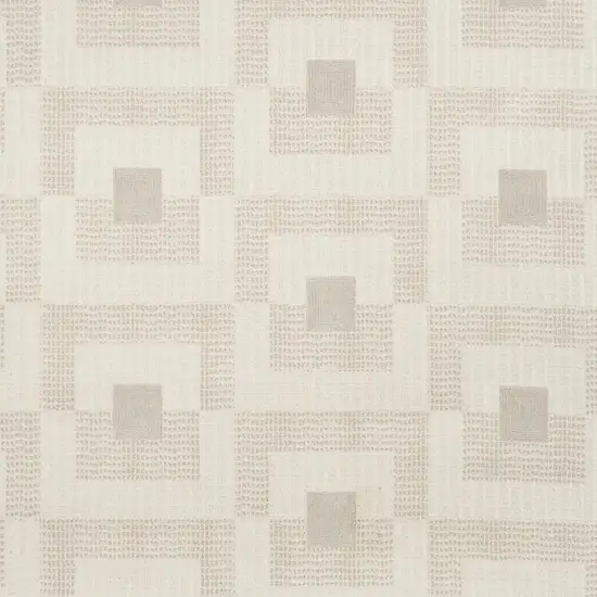 Beige Geometric Power Loom Area Rug Photo 3