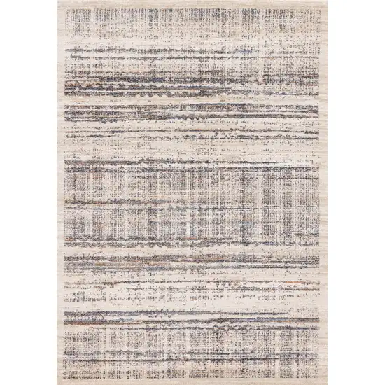 Beige Gray And Brown Abstract Area Rug Photo 2