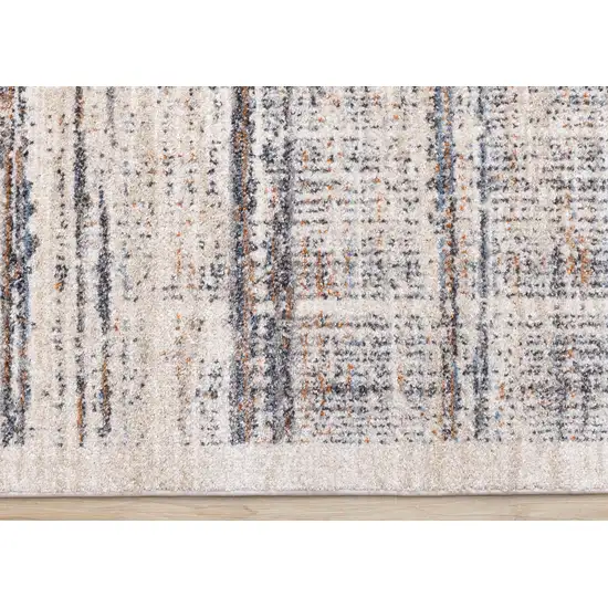 Beige Gray And Brown Abstract Area Rug Photo 9