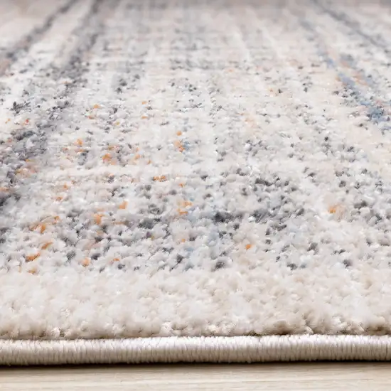 Beige Gray And Brown Abstract Area Rug Photo 8