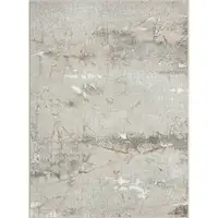 Photo of Beige Gray And Brown Abstract Area Rug