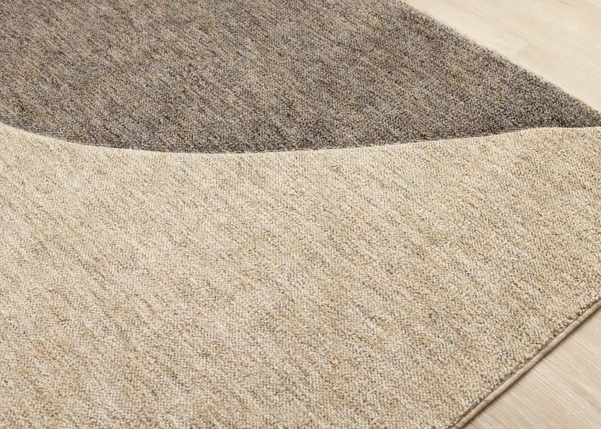 Beige Gray And Brown Geometric Area Rug Photo 7