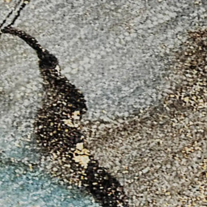 Beige Gray And Ivory Abstract Washable Area Rug With UV Protection Photo 4