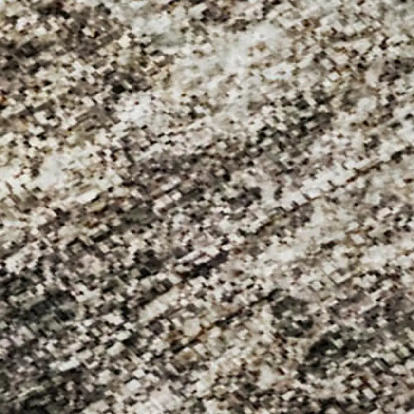 Beige Gray And Ivory Abstract Washable Area Rug With UV Protection Photo 5