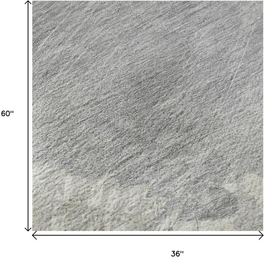 Beige Gray And Silver Abstract Washable Area Rug With UV Protection Photo 8