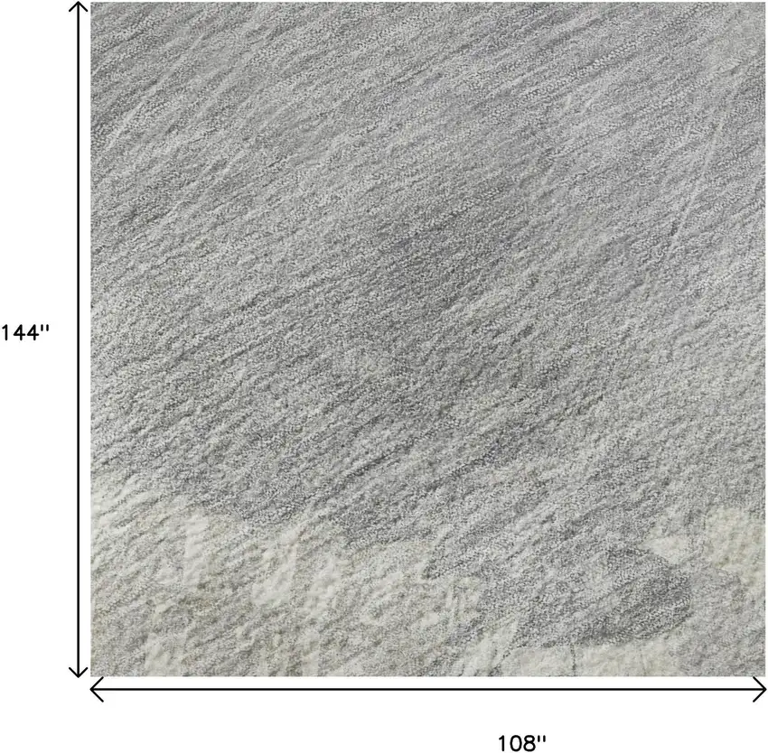 Beige Gray And Silver Abstract Washable Area Rug With UV Protection Photo 8