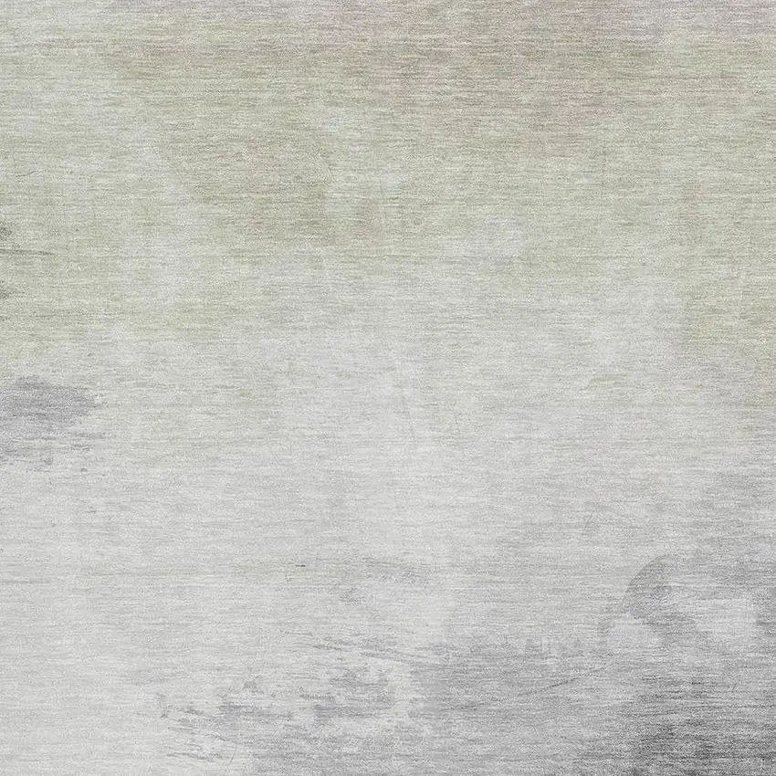 Beige Gray And Silver Abstract Washable Area Rug With UV Protection Photo 2