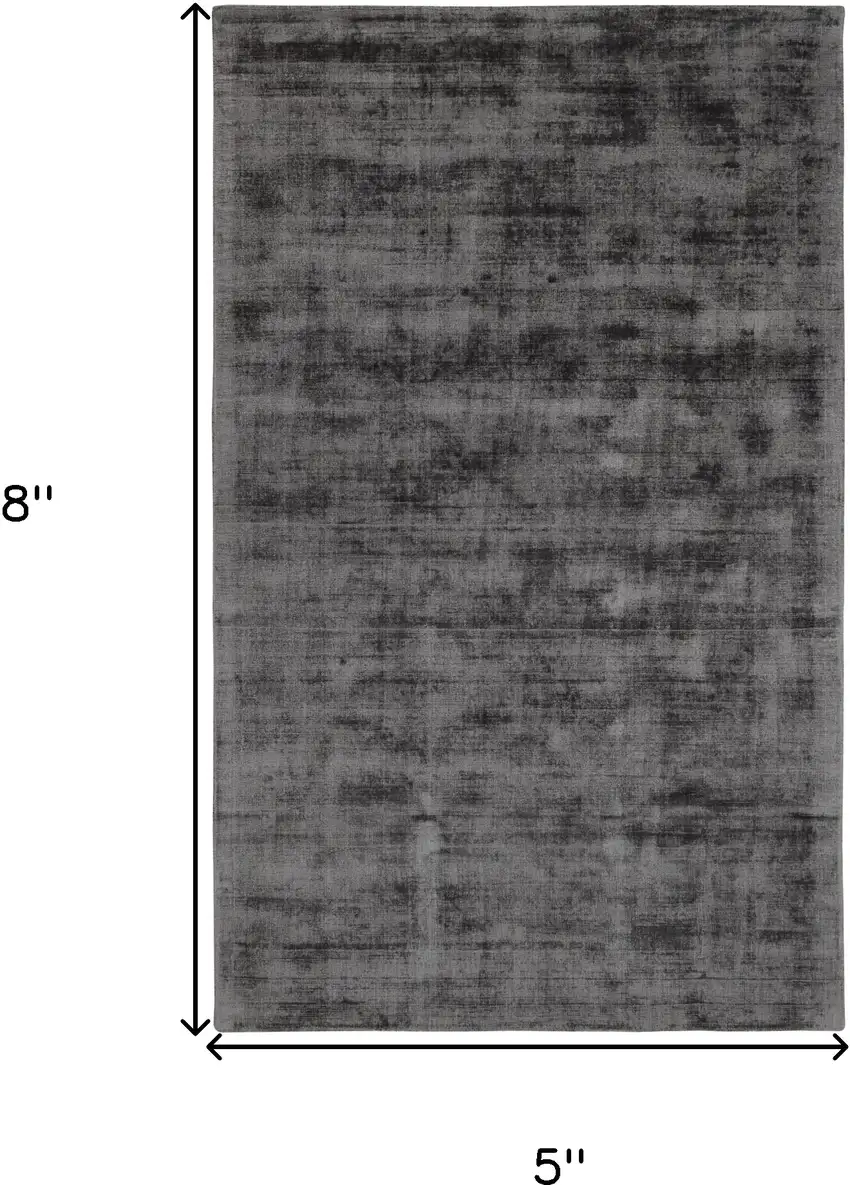 Beige Hand Braided Distressed Area Rug Photo 6