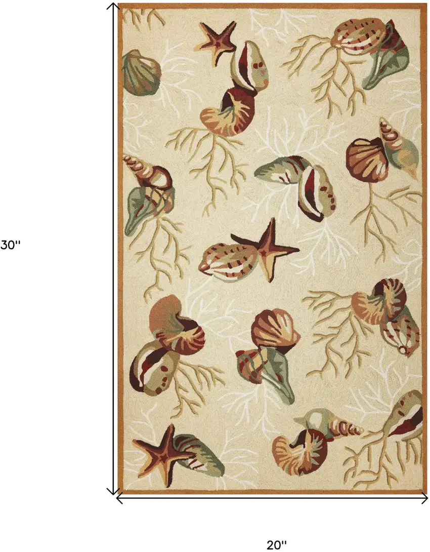 Beige Hand Tufted Area Rug Photo 3