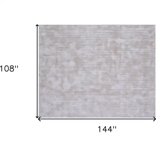 Beige Hand Loomed Area Rug Photo 9
