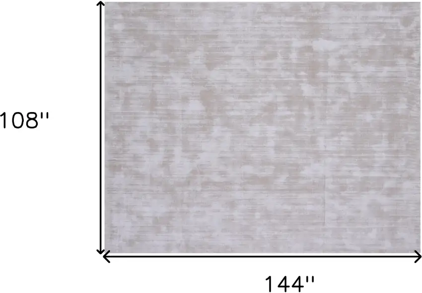 Beige Hand Loomed Area Rug Photo 9