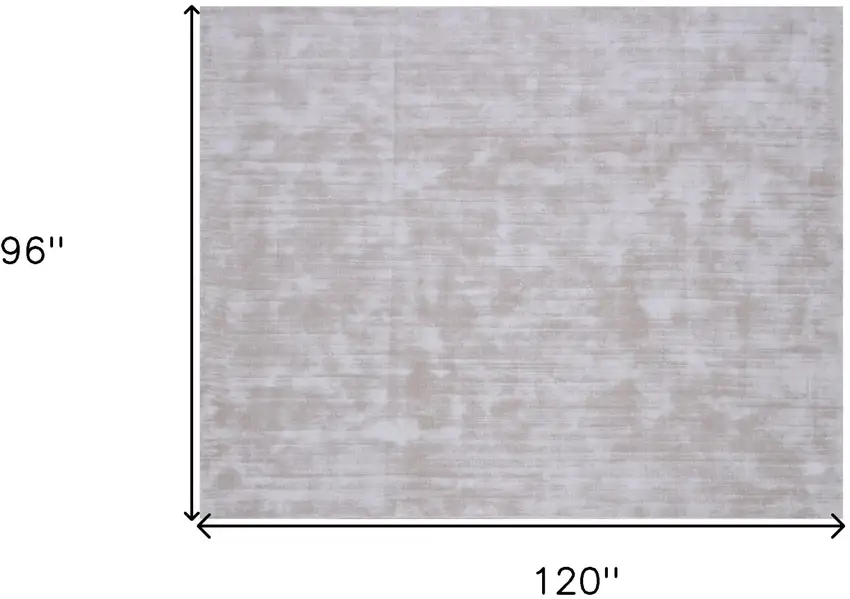 Beige Hand Loomed Area Rug Photo 9