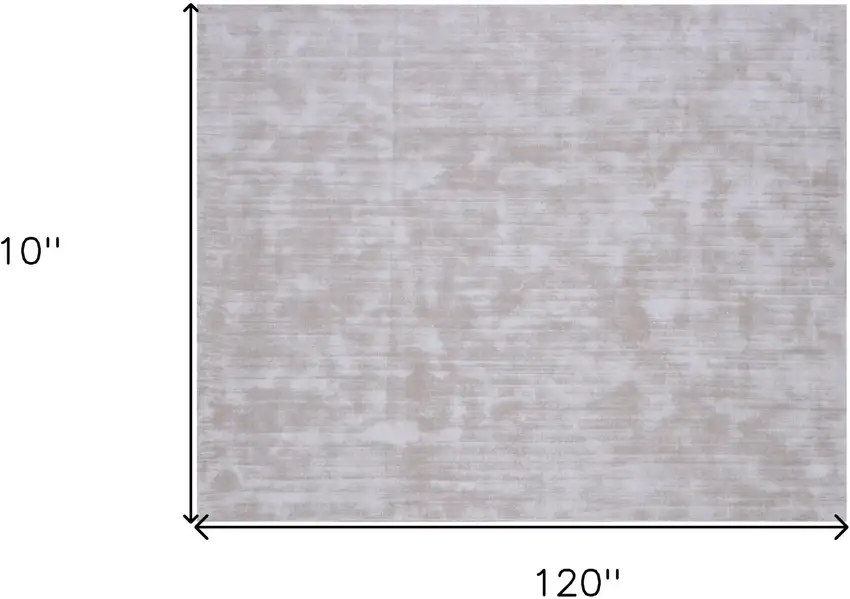 Beige Hand Loomed Area Rug Photo 3