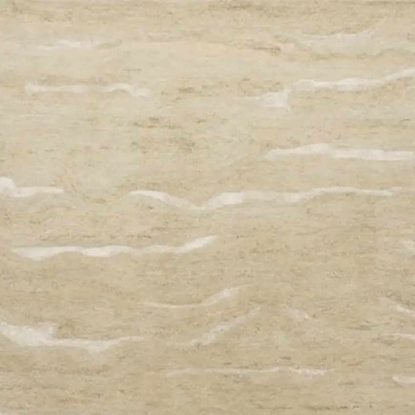 Beige Hand Tufted Abstract Indoor Area Rug Photo 4