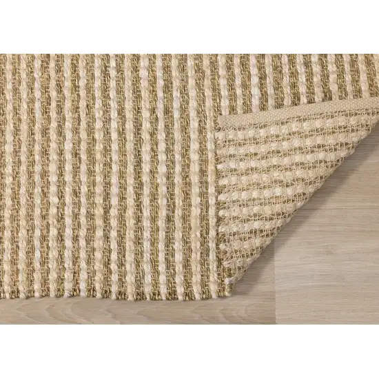 Beige Hand Woven Area Rug Photo 9