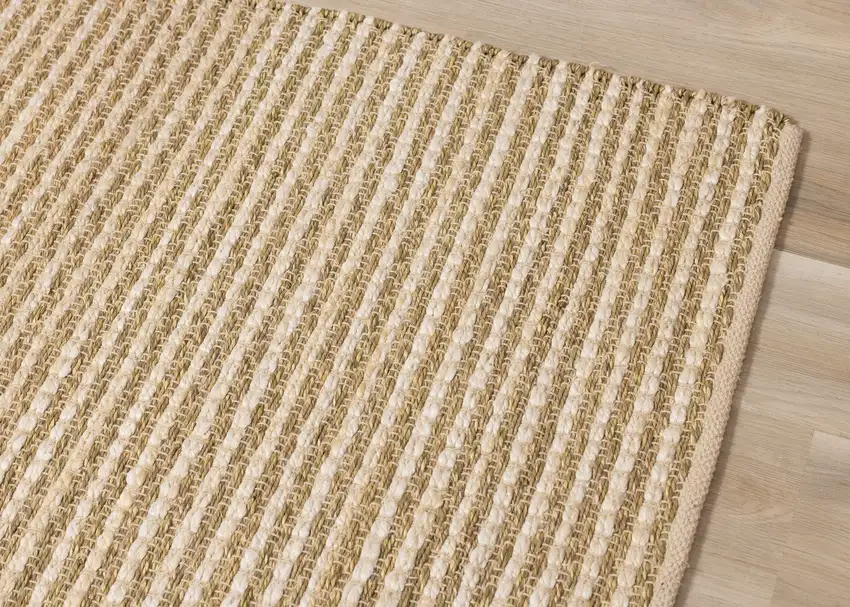 Beige Hand Woven Area Rug Photo 8
