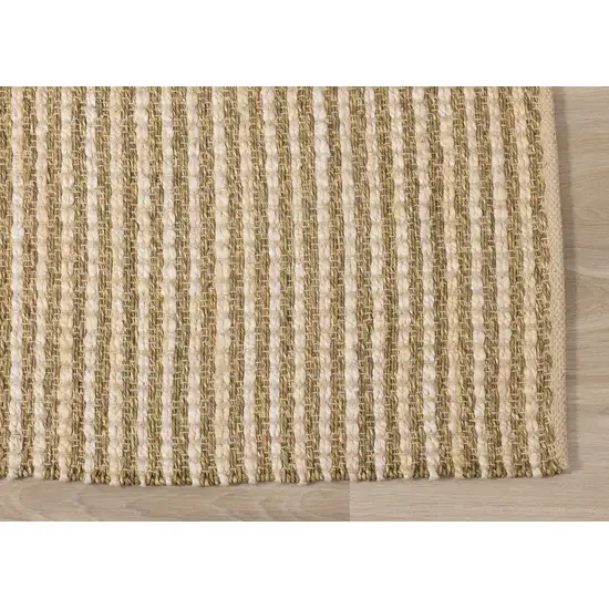 Beige Hand Woven Area Rug Photo 8