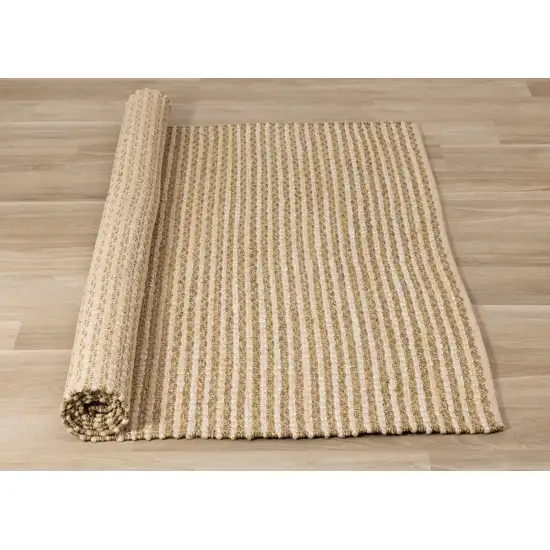 Beige Hand Woven Area Rug Photo 9