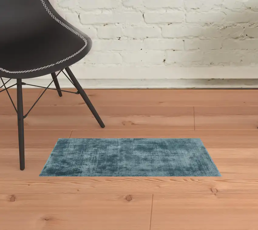 Beige Hand Woven Distressed Area Rug Photo 2