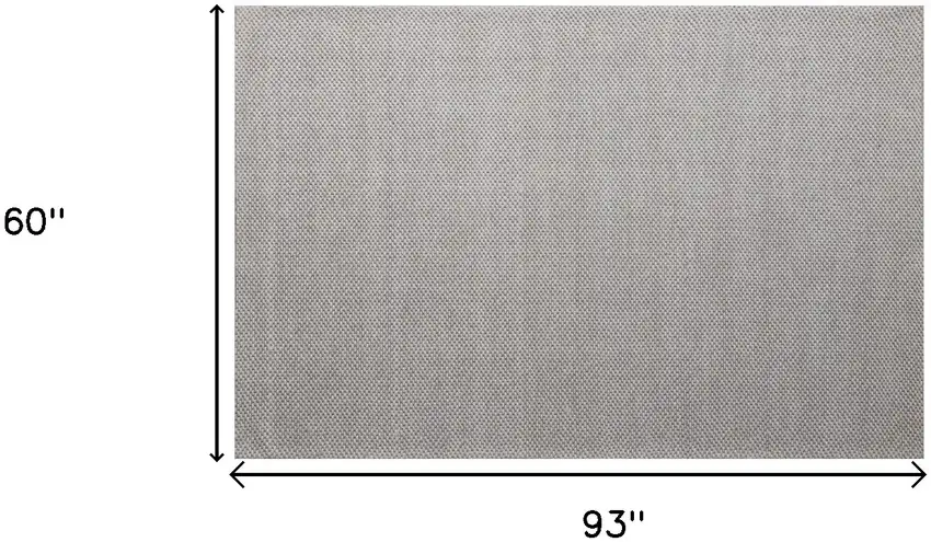 Beige Hand Woven Non Skid Area Rug Photo 3