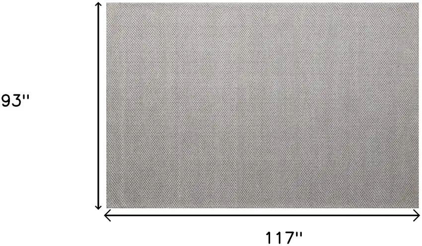 Beige Hand Woven Non Skid Area Rug Photo 3