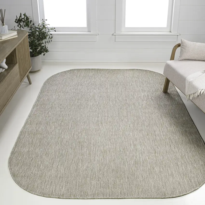 Beige Indoor Outdoor Area Rug Photo 5
