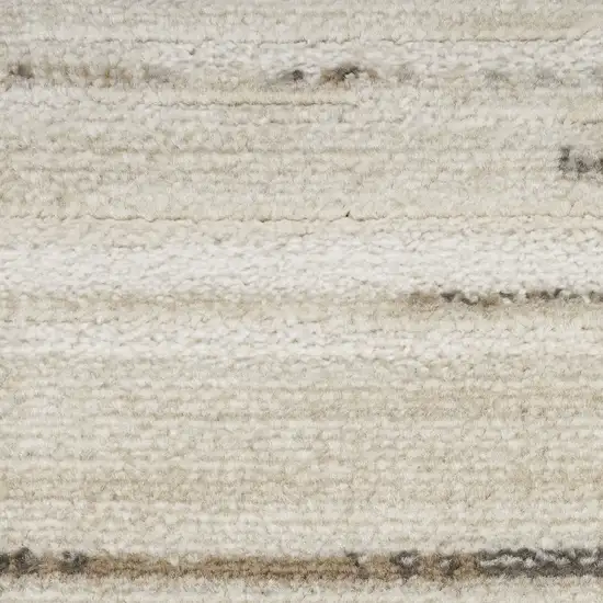 Beige Ivory And Brown Abstract Distressed Area Rug Photo 2