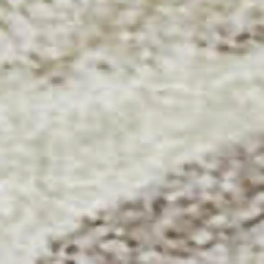 Beige Ivory And Taupe Abstract Geometric Washable Area Rug With UV Protection Photo 2