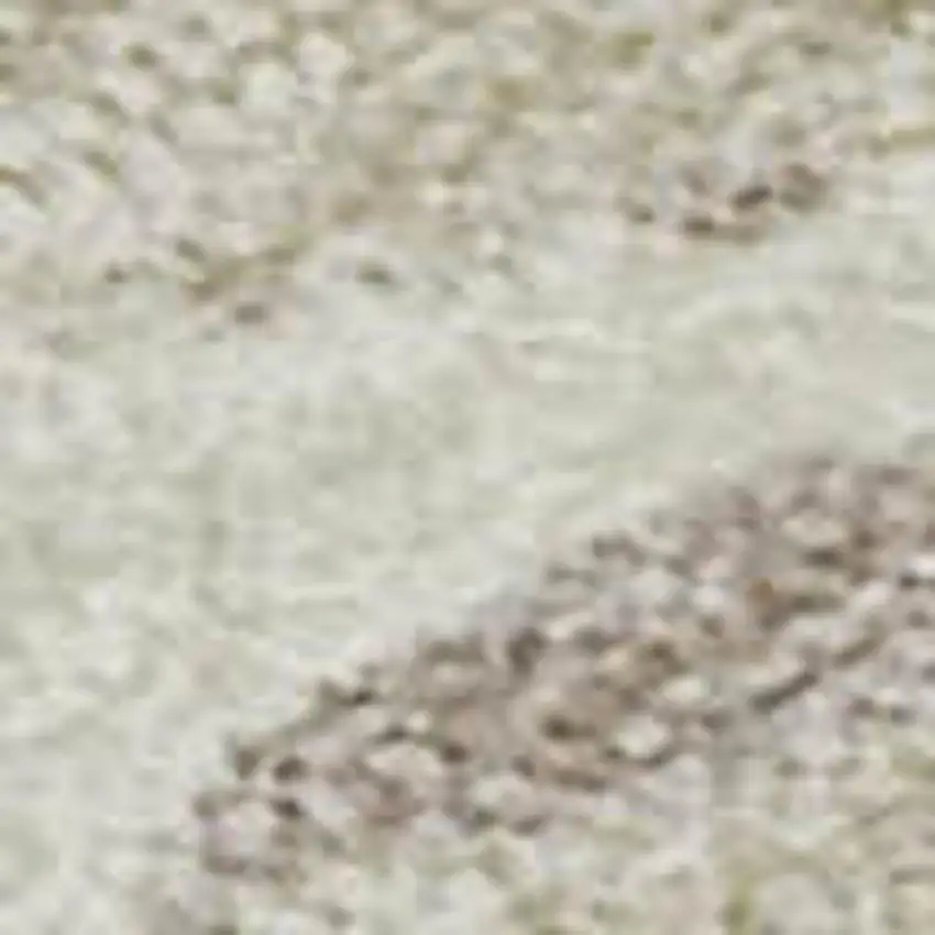 Beige Ivory And Taupe Abstract Geometric Washable Area Rug With UV Protection Photo 3