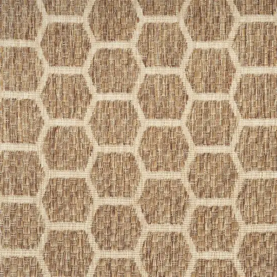 Beige Ivory and Gray Abstract Non Skid Area Rug Photo 7