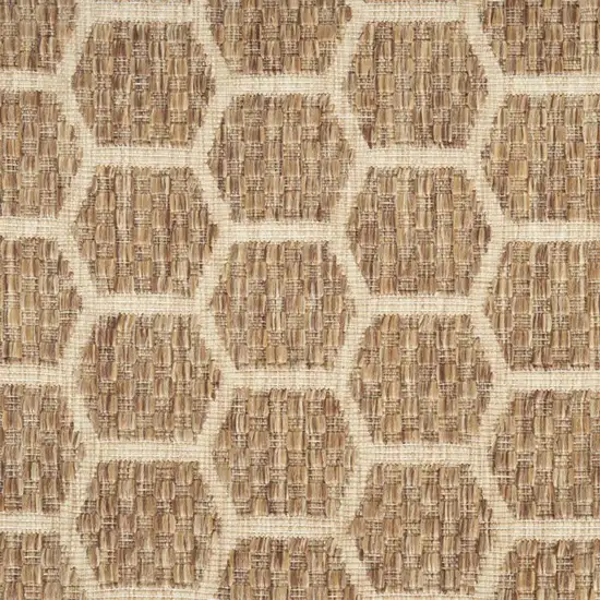 Beige Ivory and Gray Abstract Non Skid Area Rug Photo 1