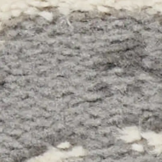 Beige Ivory and Gray Abstract Non Skid Area Rug Photo 4