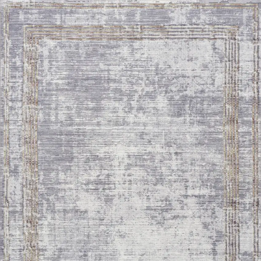 Beige Ivory and Gray Power Loom Area Rug Photo 5