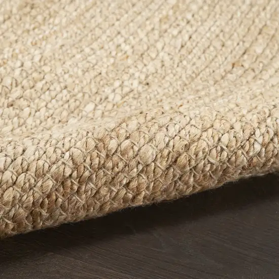 Beige Jute Hand Woven Area Rug Photo 7
