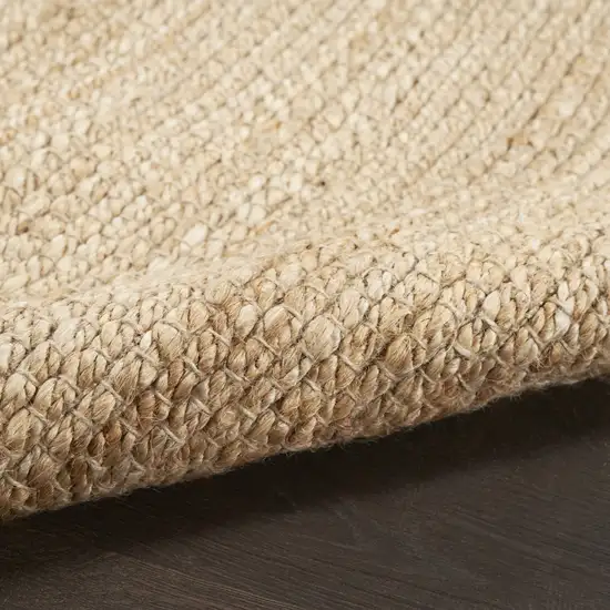 Beige Jute Hand Woven Area Rug Photo 9