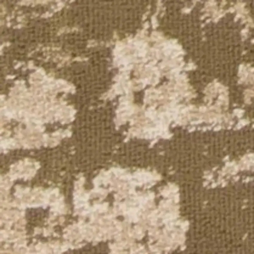 Beige And Tan Floral Medallion Distressed Area Rug Photo 9