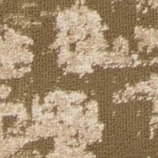 Beige And Tan Floral Medallion Distressed Area Rug Photo 5