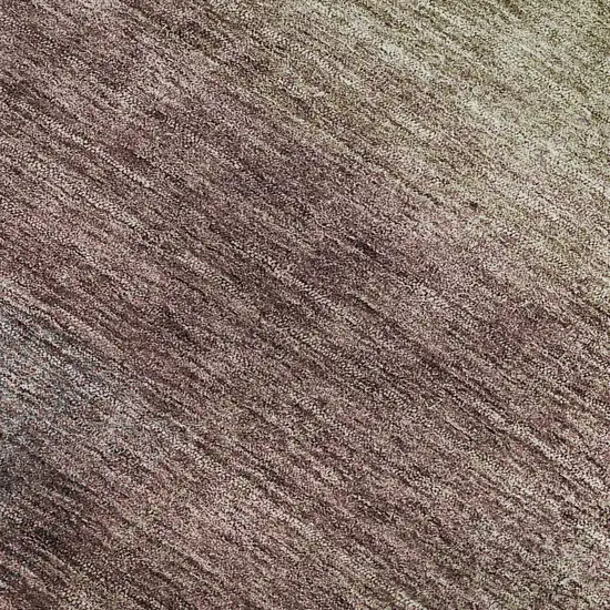 Beige Mauve And Brown Abstract Washable Area Rug With UV Protection Photo 3